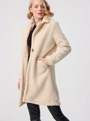 Bej Kürk Model Kaban Bej Kürk Model Kaban