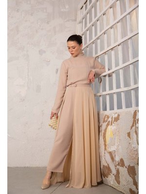 Taş Şifon Detaylı Tulum Taş Şifon Detaylı Tulum