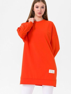 Orange Yırtmaçlı Uzun Scuba Sweat Orange Yırtmaçlı Uzun Scuba Sweat