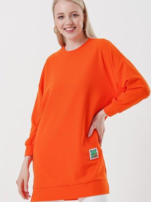 Orange Arkası Zikzaklı Armalı Tunik Orange Arkası Zikzaklı Armalı Tunik