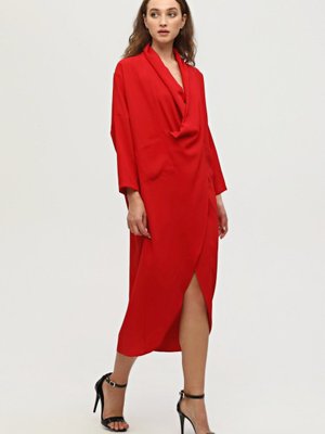 Kırmızı Arda Kimono