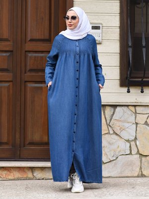 Koyu Mavi Tensel Kot Ferace Koyu Mavi Tensel Kot Ferace