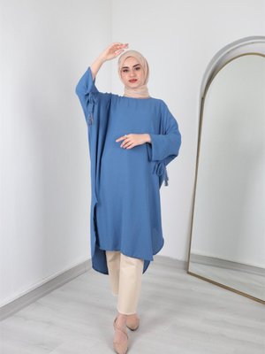 Mavi Esilay Salaş Ayrobin Tunik Mavi Esilay Salaş Ayrobin Tunik