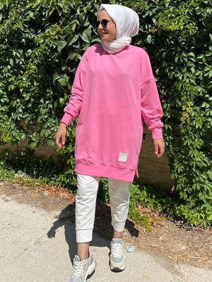 Pembe Soul Puane Basic Kısa Sweat