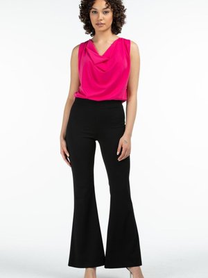 Siyah İspanyol Paça Pantolon