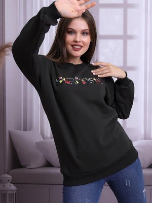 Haki Rotten Baskı Bisiklet Yaka Sweat Haki Rotten Baskı Bisiklet Yaka Sweat