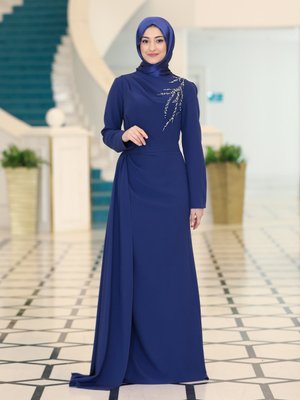 Alisa Abiye Elbise İndigo Alisa Abiye Elbise İndigo