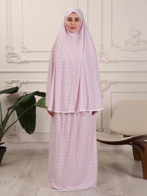 Kırmızı Tunik & Etek İkili Namaz Takımı Kırmızı Tunik & Etek İkili Namaz Takımı