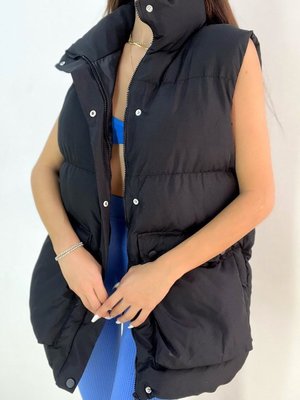 Siyah Dik Yaka Paket Cepli Şişme Yelek