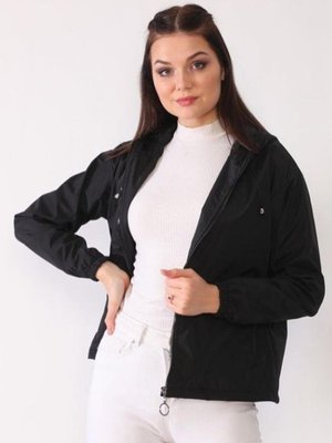 Siyah Beli Tünelli Yağmurluk Mont Siyah Beli Tünelli Yağmurluk Mont