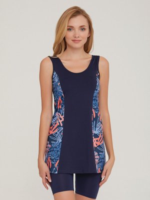 Koyu Lacivert Havuz Mayosu