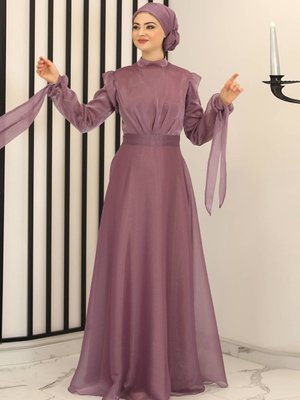 Lila Azade Abiye Elbise Lila Azade Abiye Elbise