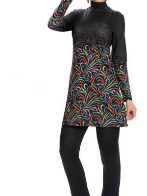 Siyah Kapali Likra Model Alt Detay Tam Kapalı Mayo Siyah Kapali Likra Model Alt Detay Tam Kapalı Mayo