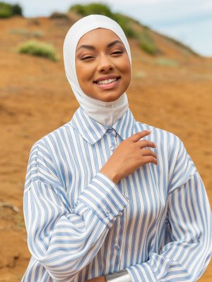Ekru Sport Jersey Viskon Hijab Bone Ekru Sport Jersey Viskon Hijab Bone