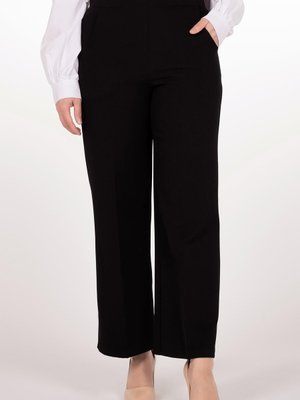 Siyah Yüksek Bel Klasik Pantolon