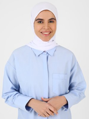 Beyaz Serin Eşarp Beyaz Serin Eşarp