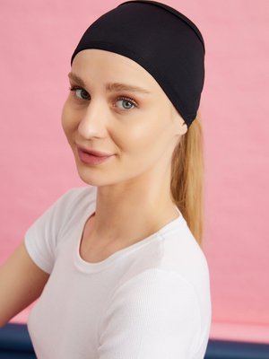 Siyah Spor Bone Bandana