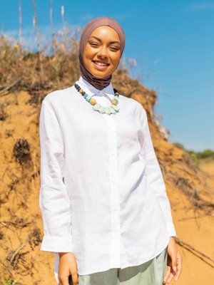 Vizon Sport Jersey Viskon Hijab Bone Vizon Sport Jersey Viskon Hijab Bone