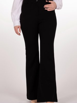 Siyah İspanyol Paça Pantolon