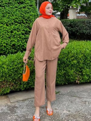 Vizon Serpme Taşlı İkili Takım Vizon Serpme Taşlı İkili Takım