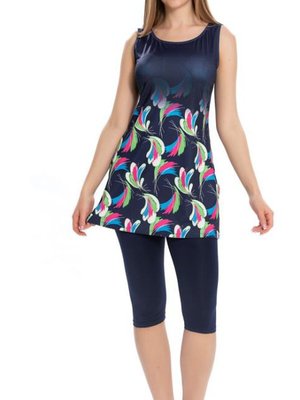 Lacivert Mayo Likralı Alt Detay