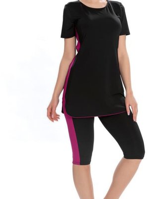 Siyah Yarı Likralı Spor Tasarım Mayo Siyah Yarı Likralı Spor Tasarım Mayo