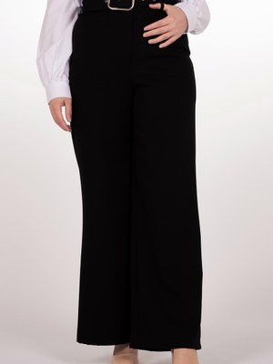 Siyah Kemerli Yüksek Bel Pantolon