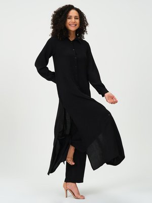 Siyah Tunik & Pantolon İkili Takım Siyah Tunik & Pantolon İkili Takım