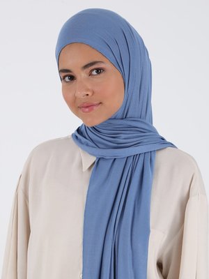 Kot Mavi Penye Şal Kot Mavi Penye Şal