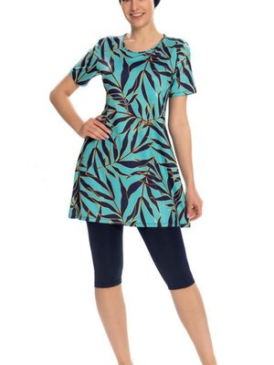 Turkuaz Likralı Deniz Işıltısı Mayo Turkuaz Likralı Deniz Işıltısı Mayo