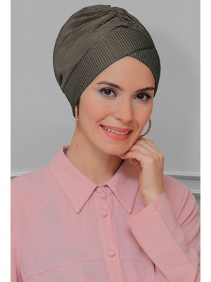 Vizon Pratik Hazır Geçmeli Bone Fukuro Piliseli Çapraz Büzgülü