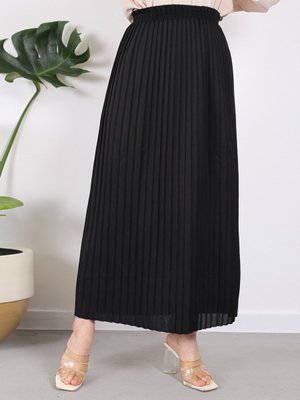 Siyah Torba Plise Etek Siyah Torba Plise Etek