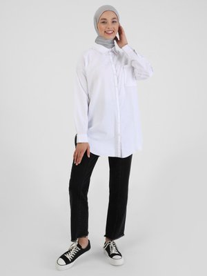 Off White Oversize Poplin Gömlek Off White Oversize Poplin Gömlek