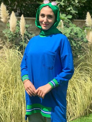 Saks Afra Biyeli Tunik