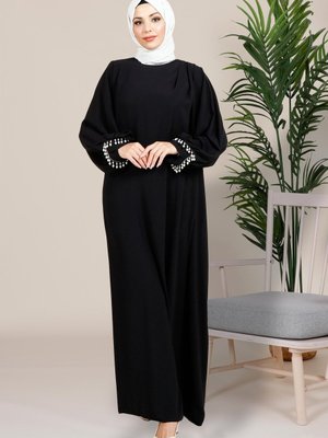 Siyah Pırlanta Şark Abiye Elbise