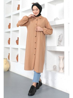 Taba Büyük Beden Uzun Tunik