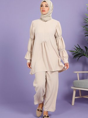 Bej Aerobin İkili Takım Bej Aerobin İkili Takım