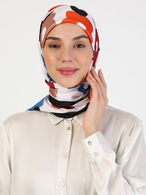 Siyah Twil Yonca Eşarp Siyah Twil Yonca Eşarp