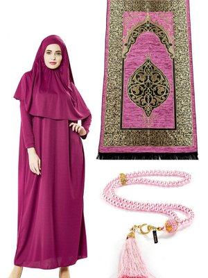 Pudra Kol Detaylı 3'lü Abiye Takım