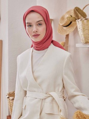 Rose Pamuk İpek Eşarp Rose Pamuk İpek Eşarp
