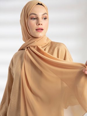 Camel Şifon Şal
