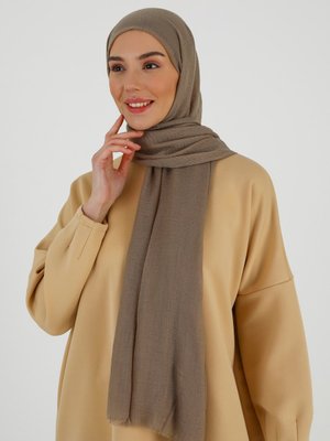 Haki Bürümcük Şal Açık