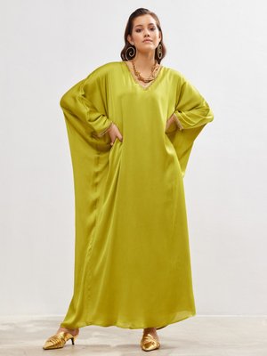 Açık Yeşil Zahra Kaftan