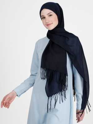 Lacivert Paşmina Şal