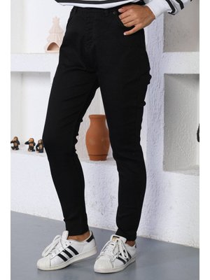 Siyah Battal Boy Kot Pantolon