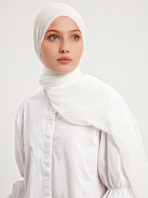 Confort Şal İnci Beyazı