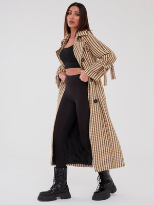 Sarı Oskar Desenli Mont