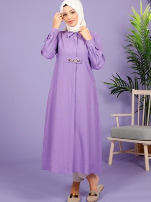 Lila İrem Elbise