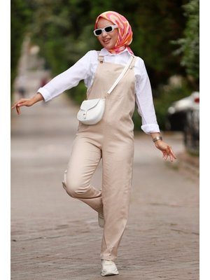 Taş Else Tek Cepli Tulum