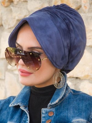 Kot Mavi Hazır Türban